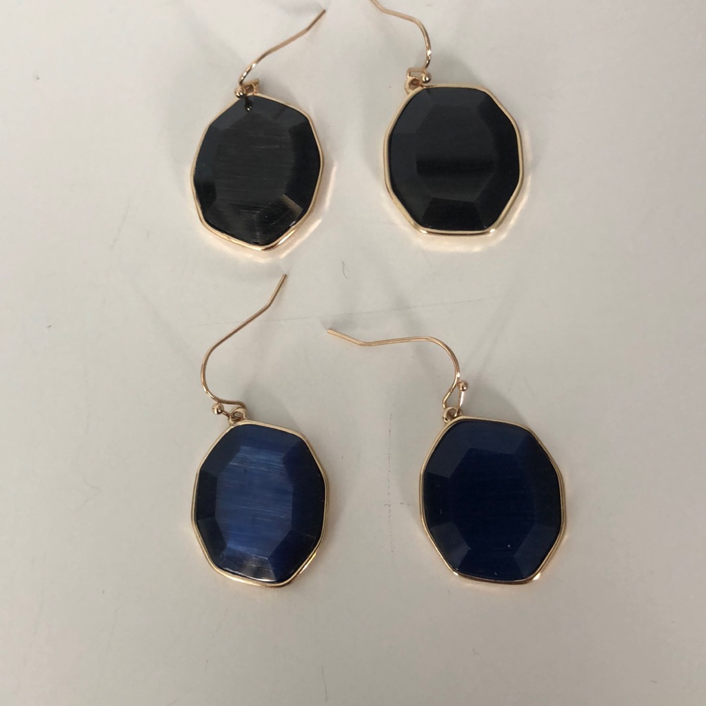 (2)14th&Union Organic Single Pendant Drop Earrings